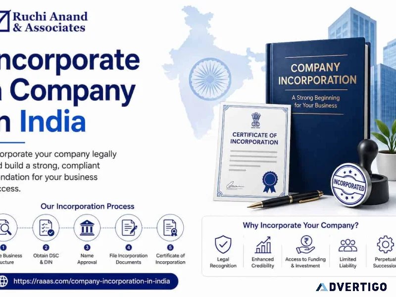 Professional company incorporation in india for new businesses