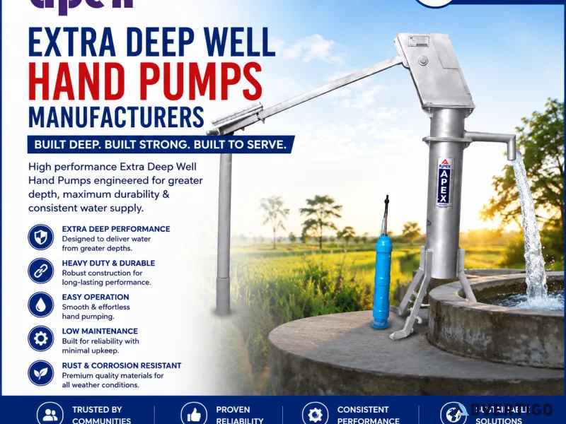Extra deep well hand pumps manufacturers