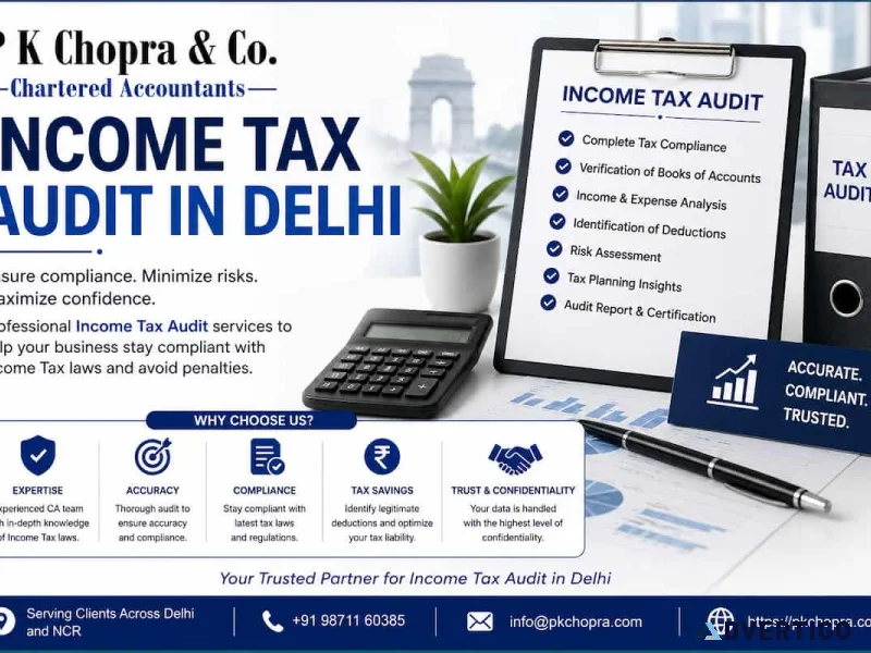 Income tax audit in delhi for better financial compliance