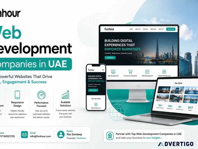Top web development companies in uae