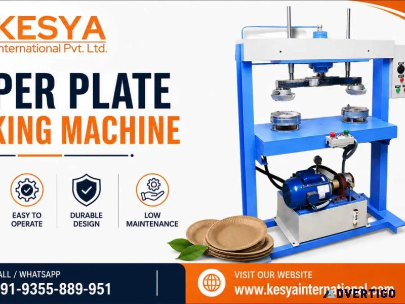 Paper plate making machine