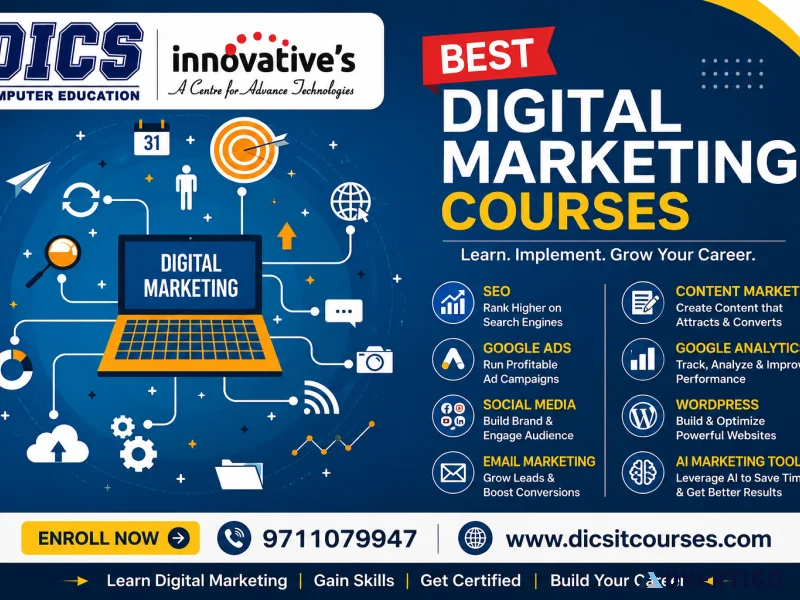Digital marketing institute in rohini learn practical skills