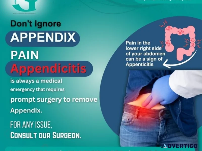 Appendix treatment in yamunanagar for safe and effective care