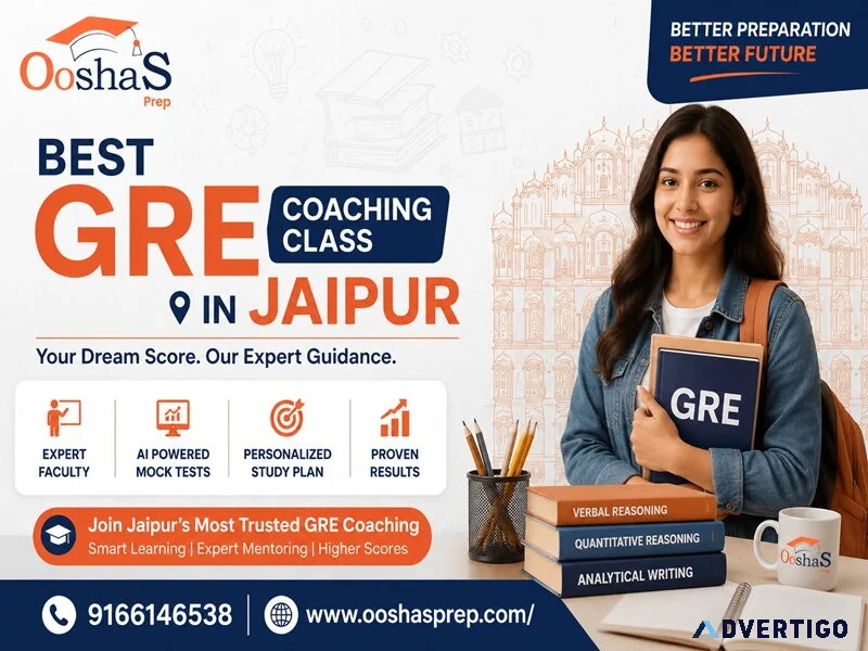 Best gre coaching class in jaipur ooshasprep
