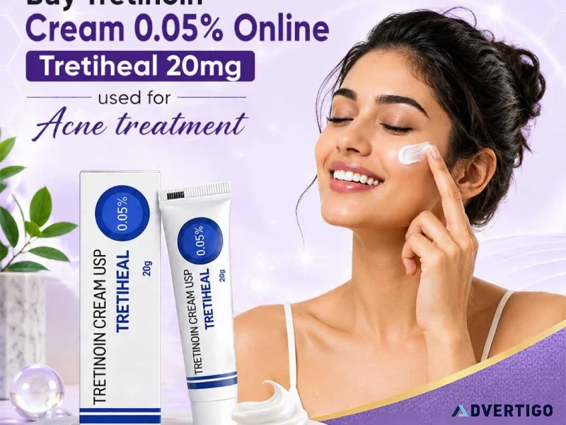 Buy tretinoin cream 005 online tretiheal 20mg used for acne