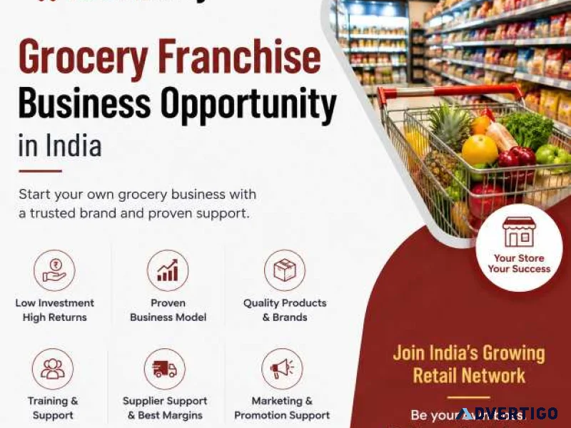 Grocery franchise business opportunity in india