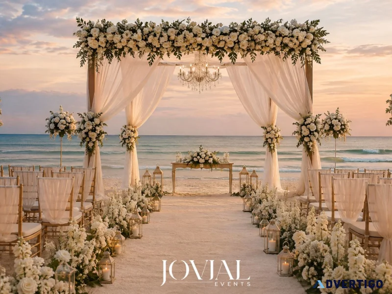 Crafting magical beach weddings across the uae