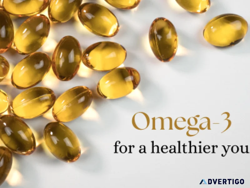 Omega 3 capsules for heart and joint wellness