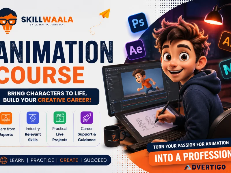 Learn animation vfx skills with practical online training