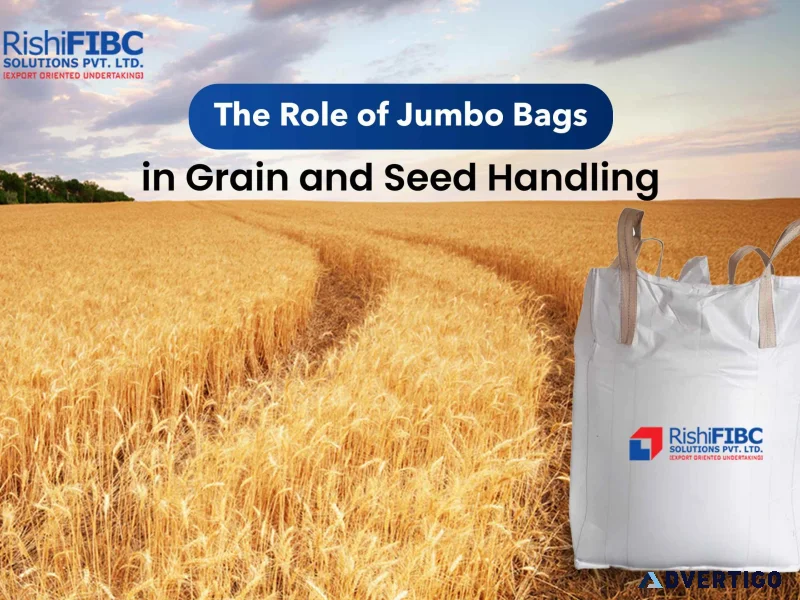 Highgrade jumbo bags for seed storage transit rishi fibc