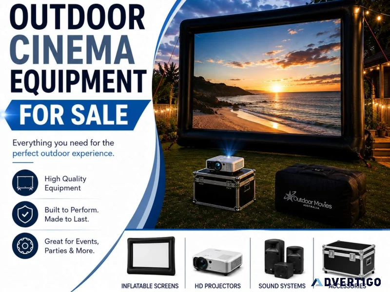 Outdoor cinema equipment for sale in sydney