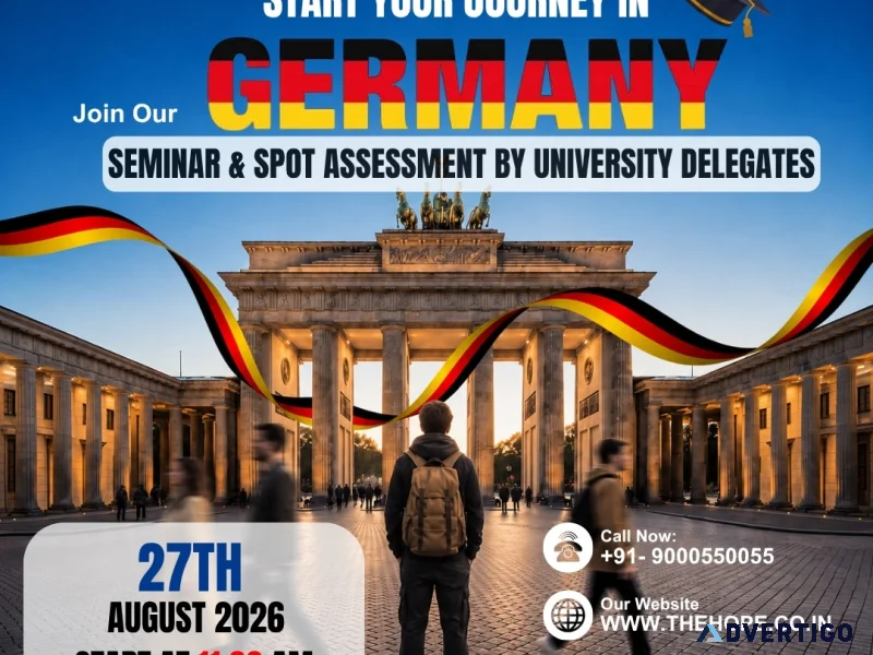 Start your germany study journey with the hope today