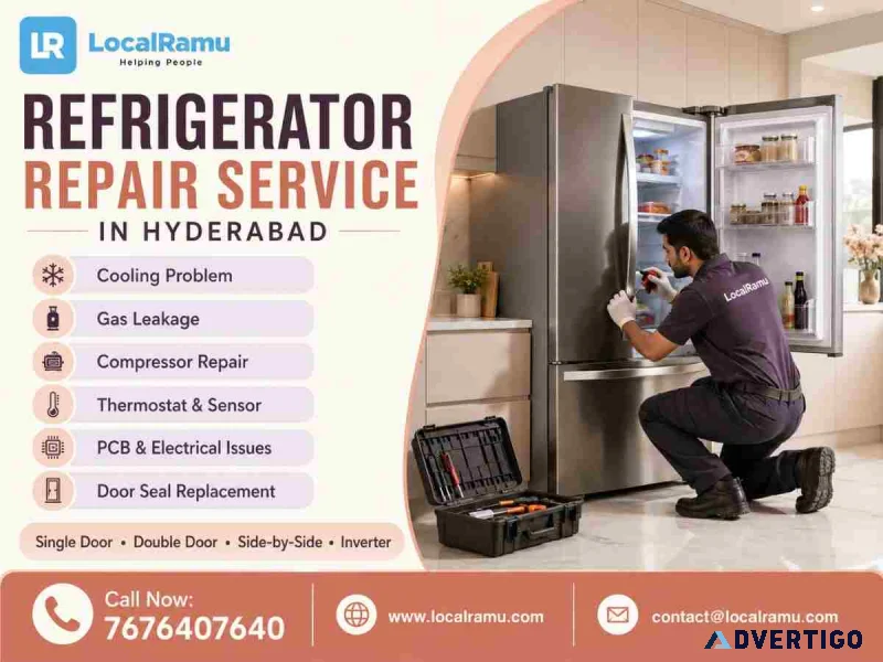 Trusted localramu refrigerator repair service in hyderabad
