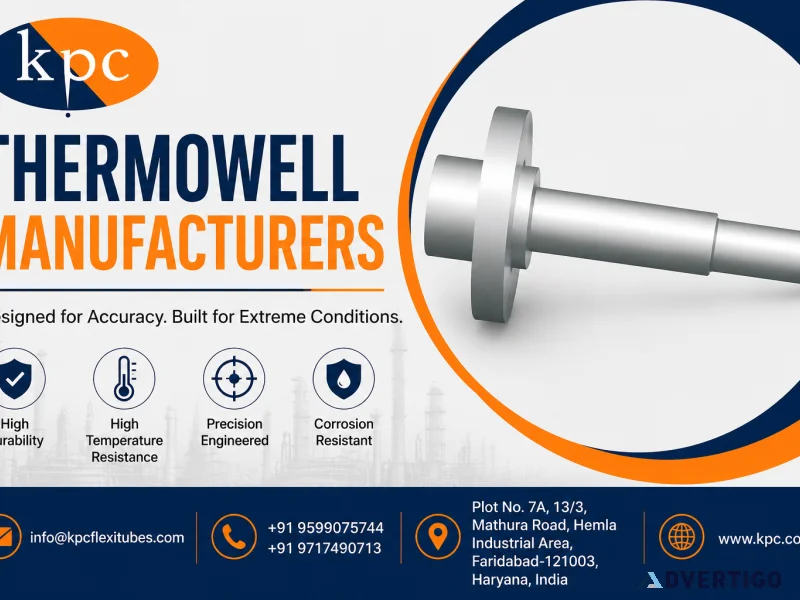Thermowell manufacturers kpc flexi tubes pvt ltd
