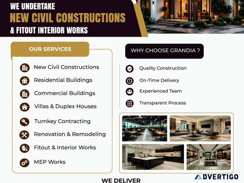 Grandia building contracting construction building services