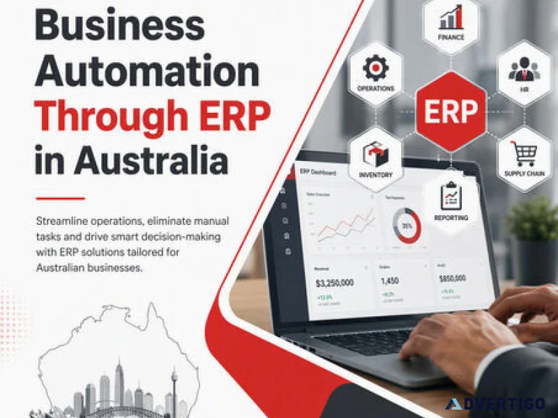 Business automation through erp in australia
