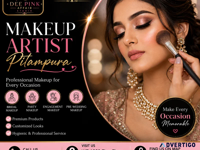 Dee pink affair studio - pitampura makeup artist