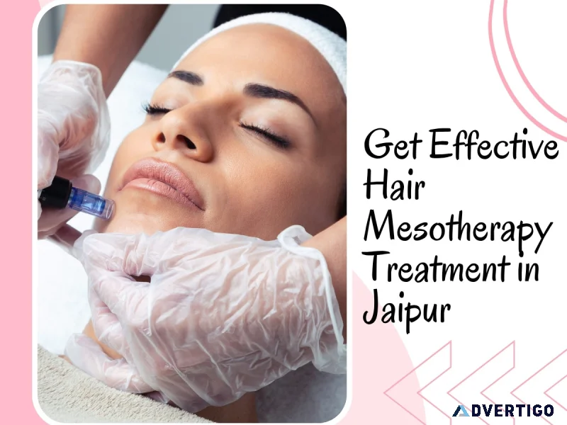 Get effective hair mesotherapy treatment in jaipur