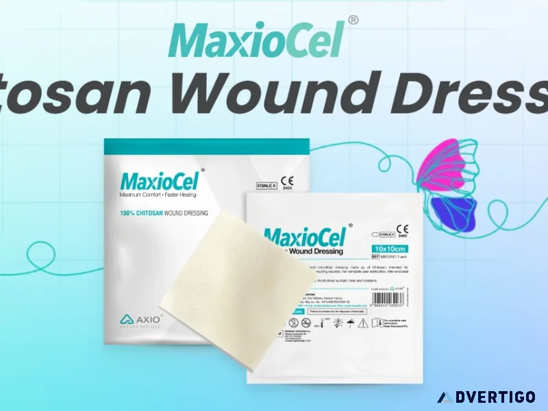 Chitosan wound dressing in india wound exudate management