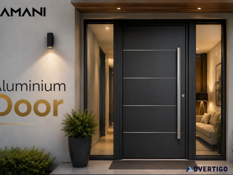 Aluminium doors