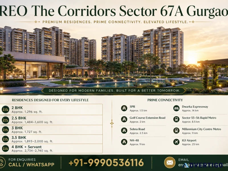 Luxury apartment in gurgaon discover ireo the corridors