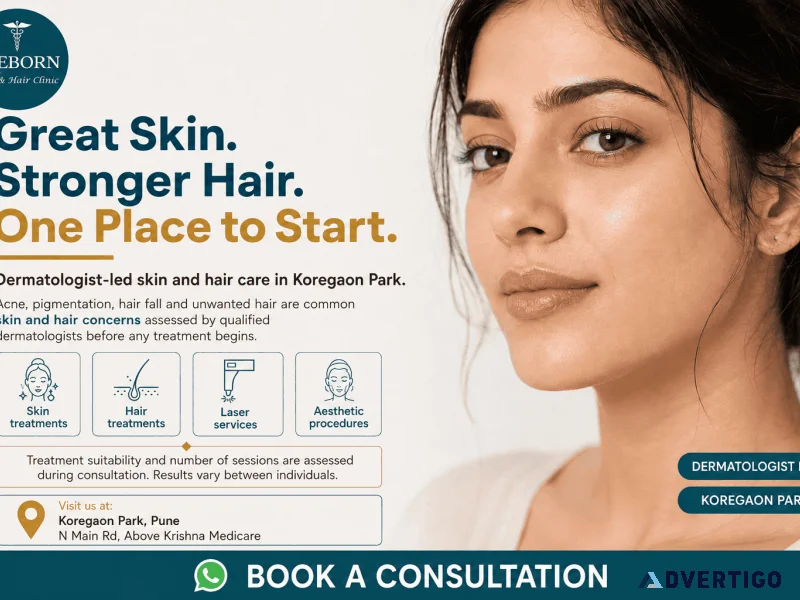 Skin clinic in koregaon park pune reborn skin hair clinic