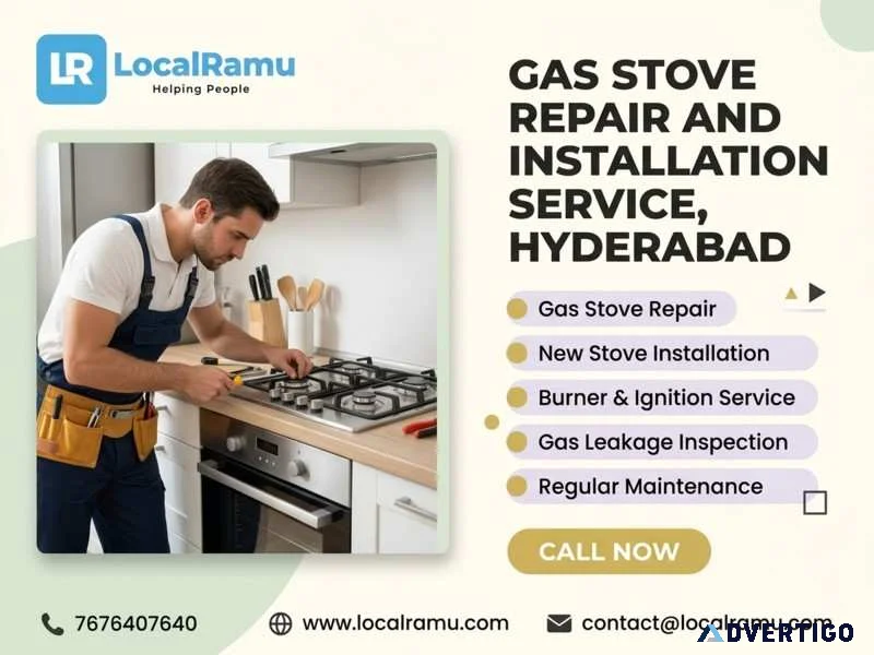 Advanced gas stove repair service in hyderabad by localramu