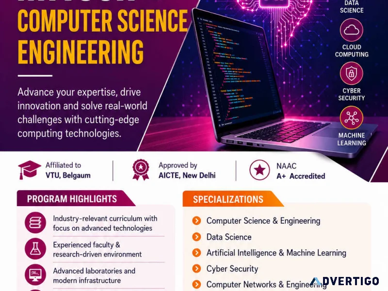 Mtech cse at rymec top engineering college in ballari