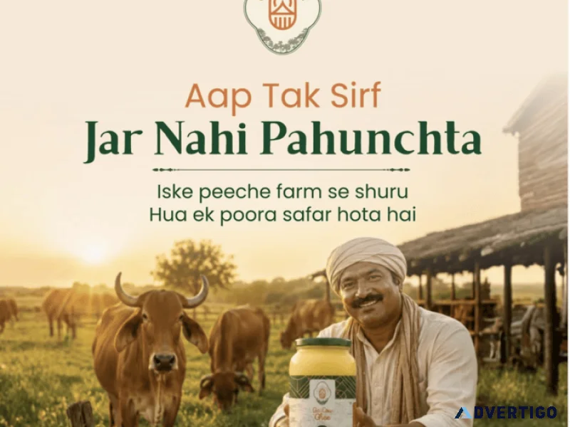 Gir culture gir cow ghee from our farm to your table 100 pure