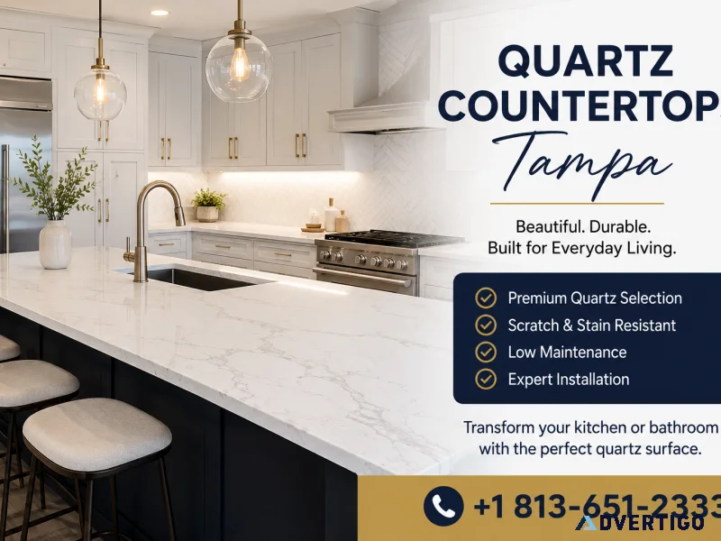 Quartz countertops tampa stylish durable