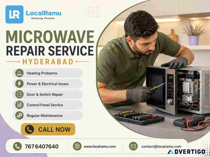 Expert microwave repair service in hyderabad by localramu