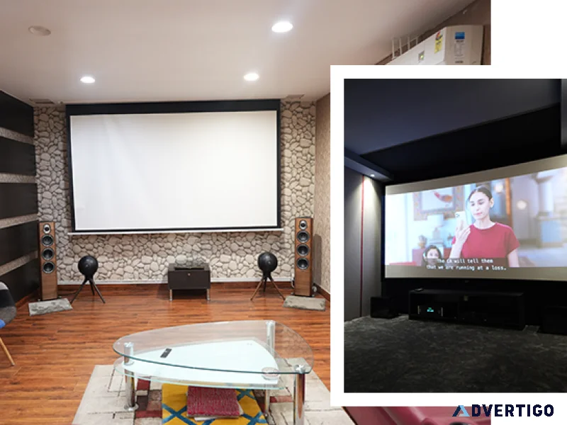 Luxury home theater in lucknow