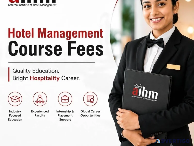 Affordable hotel management course fees