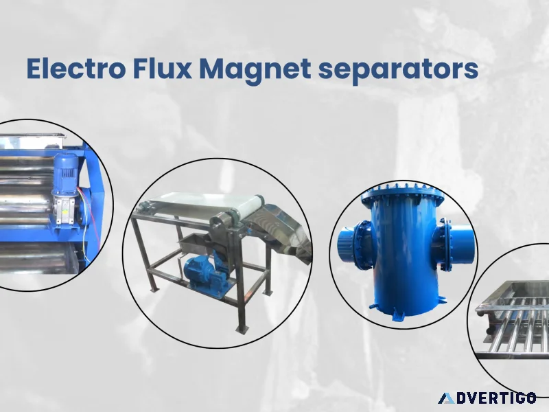 Magnet separators for efficient industrial metal separation
