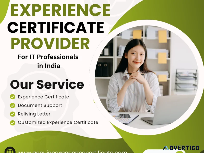 Trusted experience certificate provider services in india