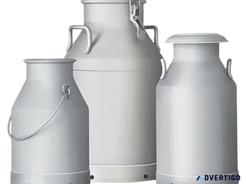 Aluminium milk can manufacturer supplier in india