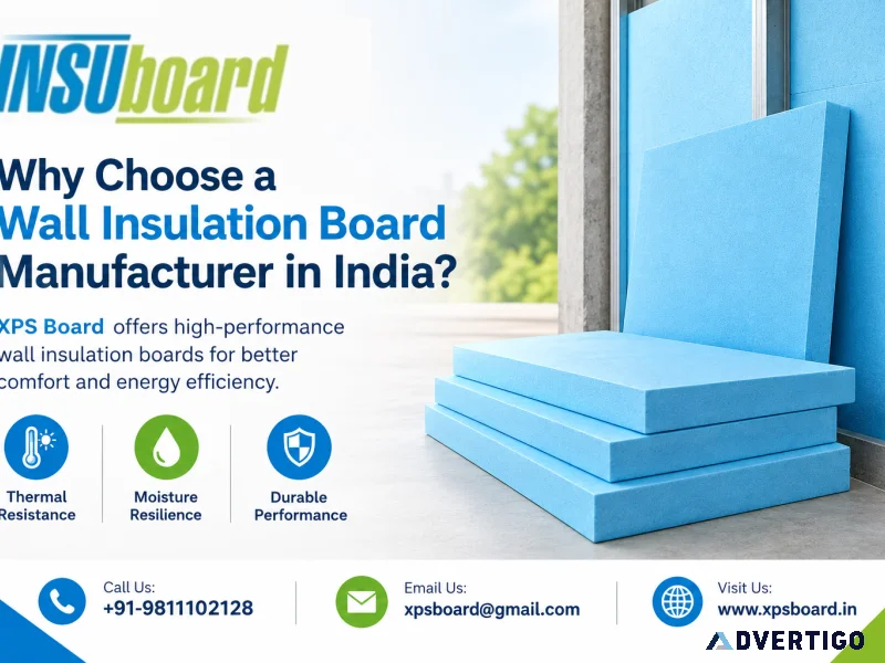 Why choose a wall insulation board manufacturer in india