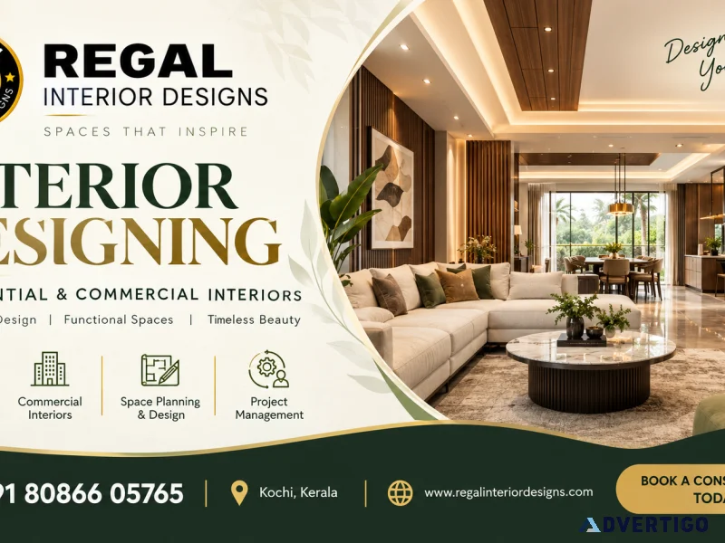 Regal interior designs premium interiors in kochi