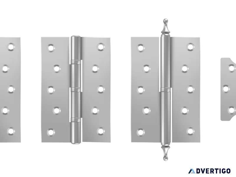 Stainless steel butt hinges crown