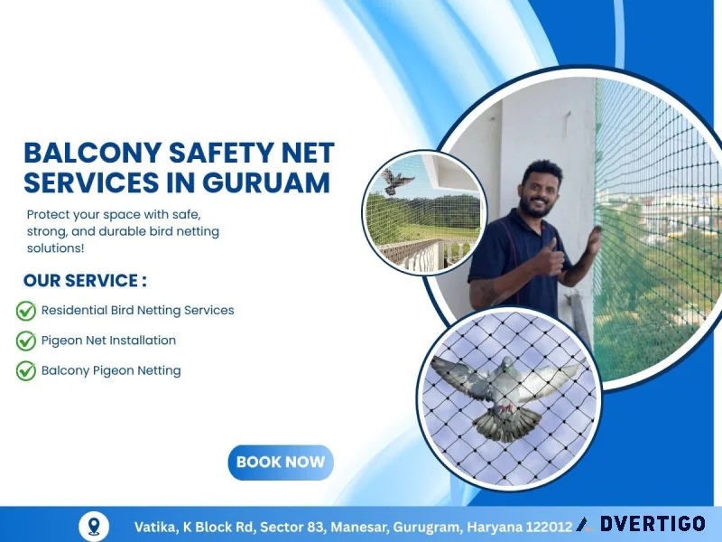Balcony safty net in gurugram dealers
