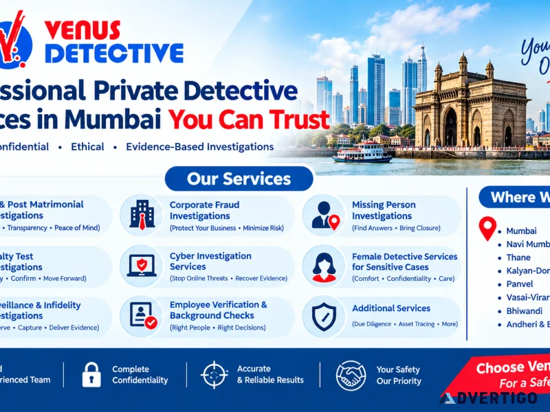 Private detective agency in mumbai confidential investigation