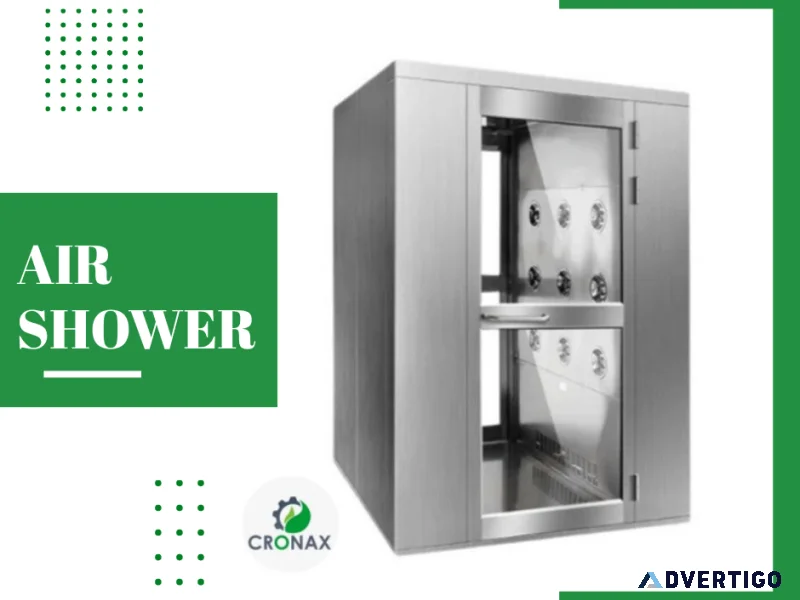 Cleanroom air shower clean safe entry solution