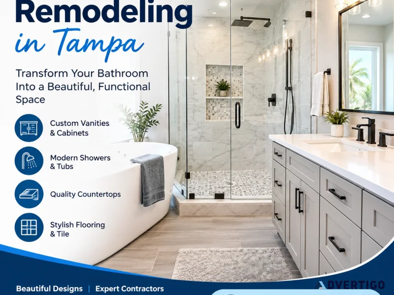 Bathroom remodeling in tampa transform your bathroom