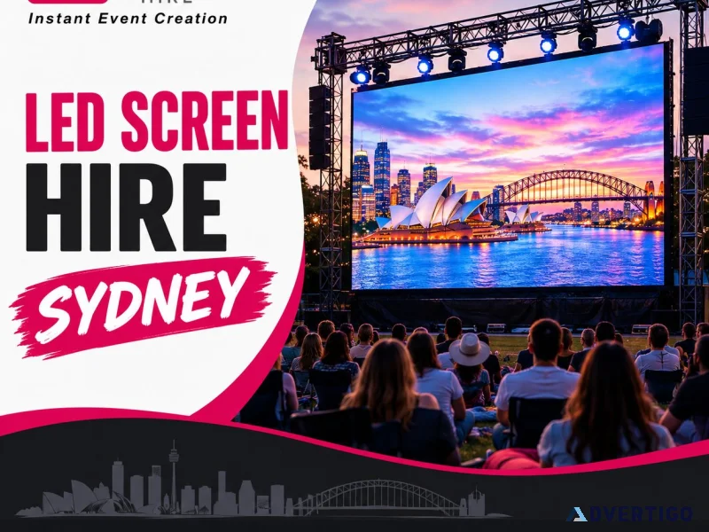 Led screen hire sydney for indoor and outdoor events