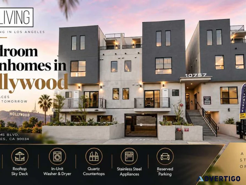 Spacious 1 bedroom townhomes for rent in hollywood