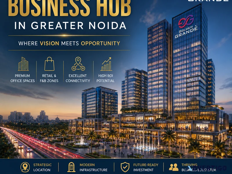 Upcoming business hub in greater noida golden grande