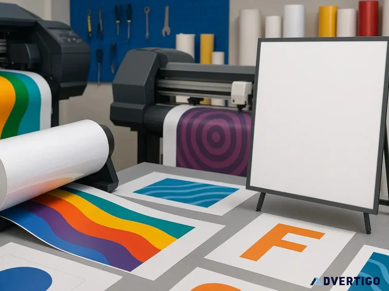 Large format prepress support for signage production