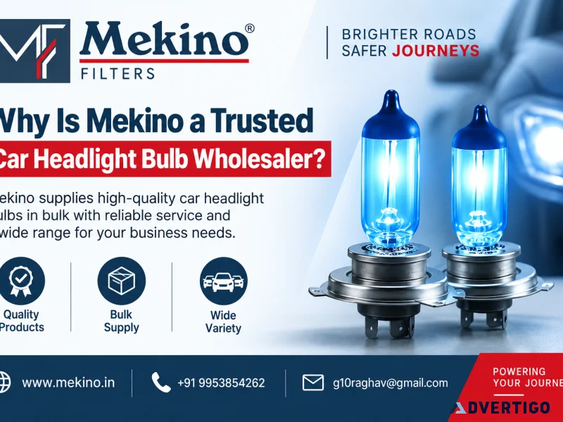 Why is mekino a trusted car headlight bulb wholesaler