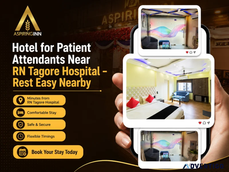 Comfortable stay for patient attendants near rn tagore hospital