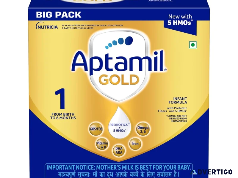 Aptamil gold stage 1 premium infant formula for early nutritio